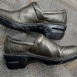 Women’s BOC Peggy Leather Comfort Clog Excellent Condition 8.5 Rare Silver!